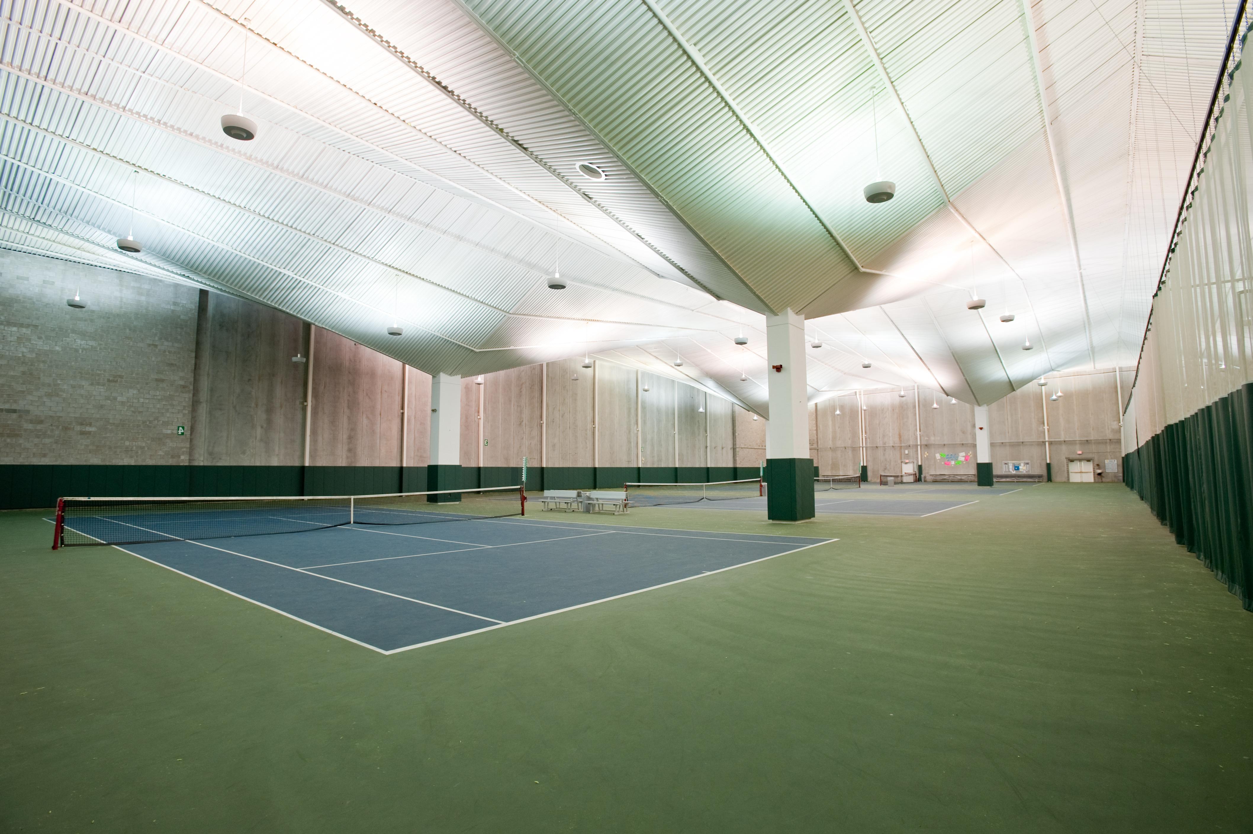 Indoor tennis courts