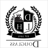 道格拉斯领导大厦的标志是一个盾牌，里面有字母d, l和h. 